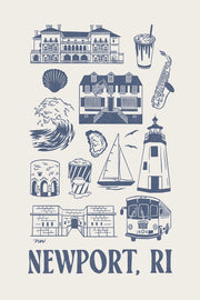 Newport Summer Print