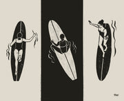 A Peaceful Paddle Print