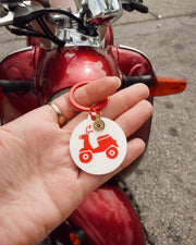 Moped Keychain