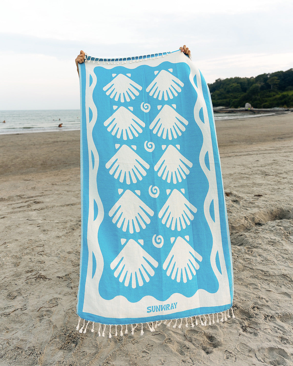 Seashell Turkish Cotton Towel
