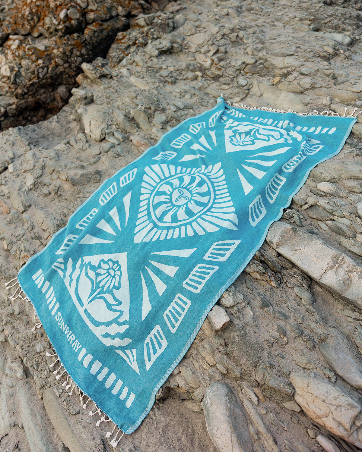 Sun Motif Turkish Towel