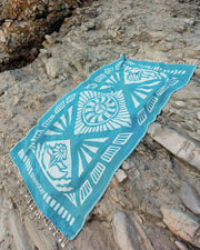 Sun Motif Turkish Towel