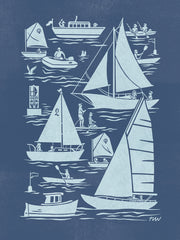 Busy Day on the Harbor Print