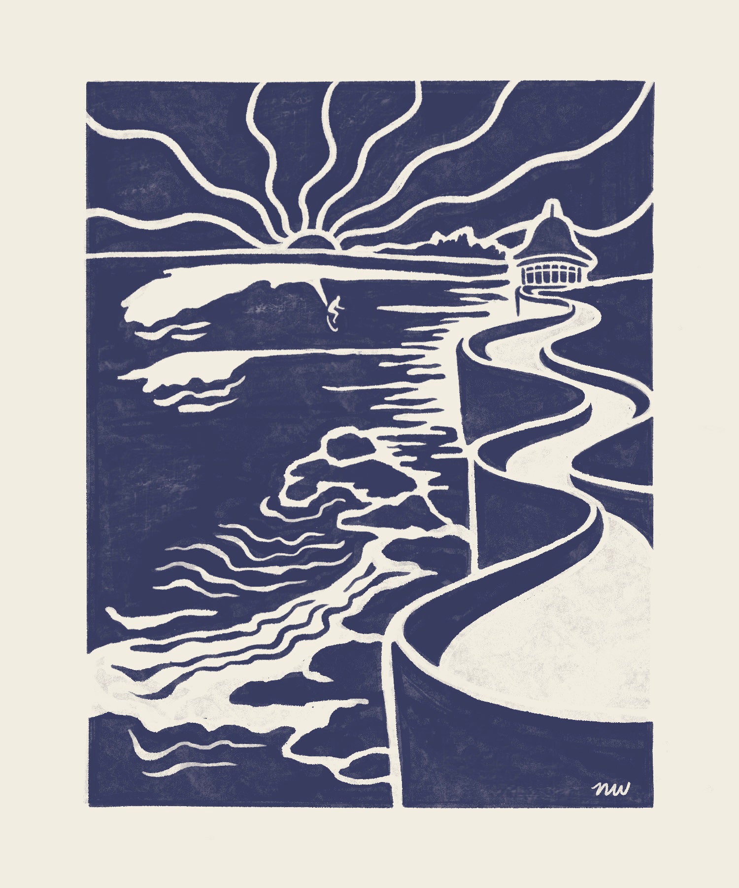 Cliff Walk Print