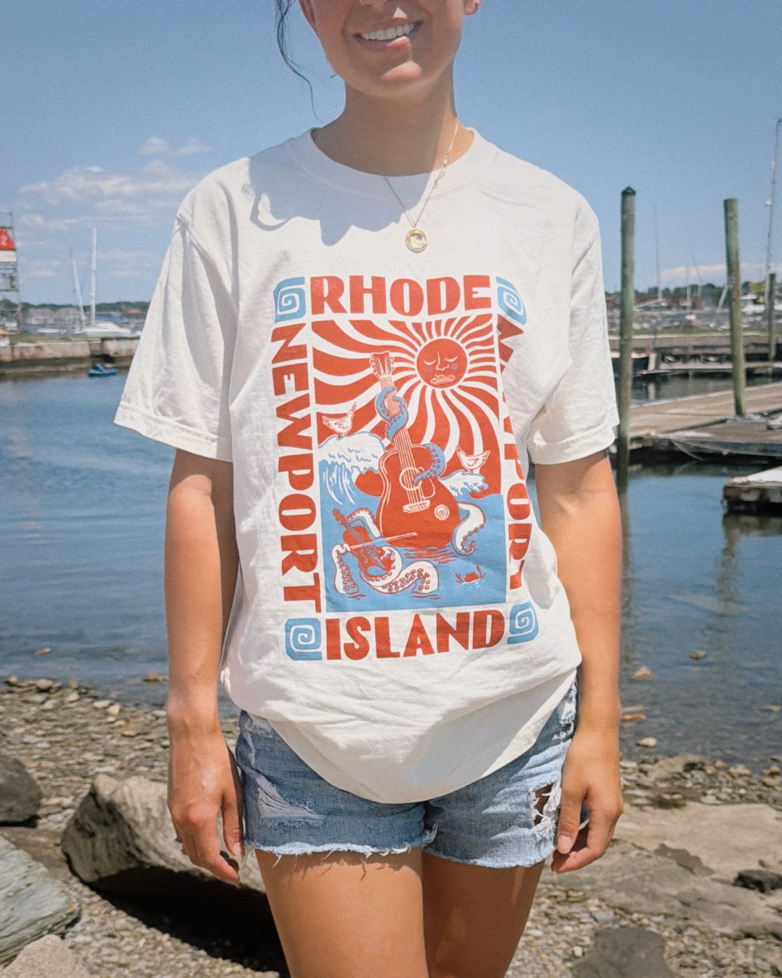 Folk By The Sea Tee