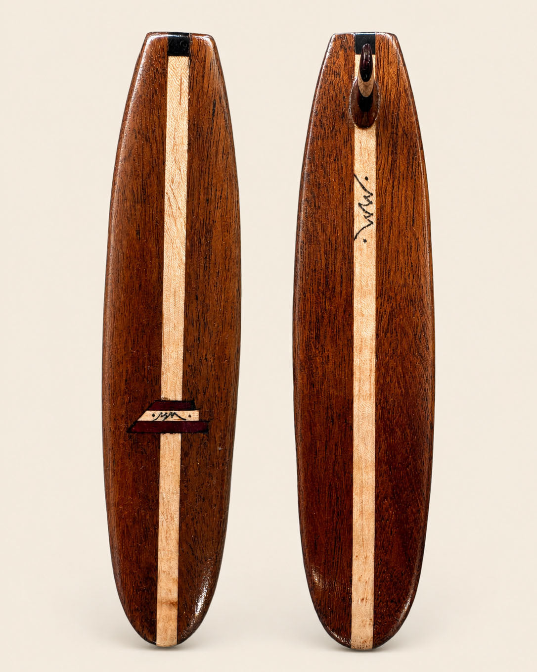 Handcrafted Wooden Surfboard
