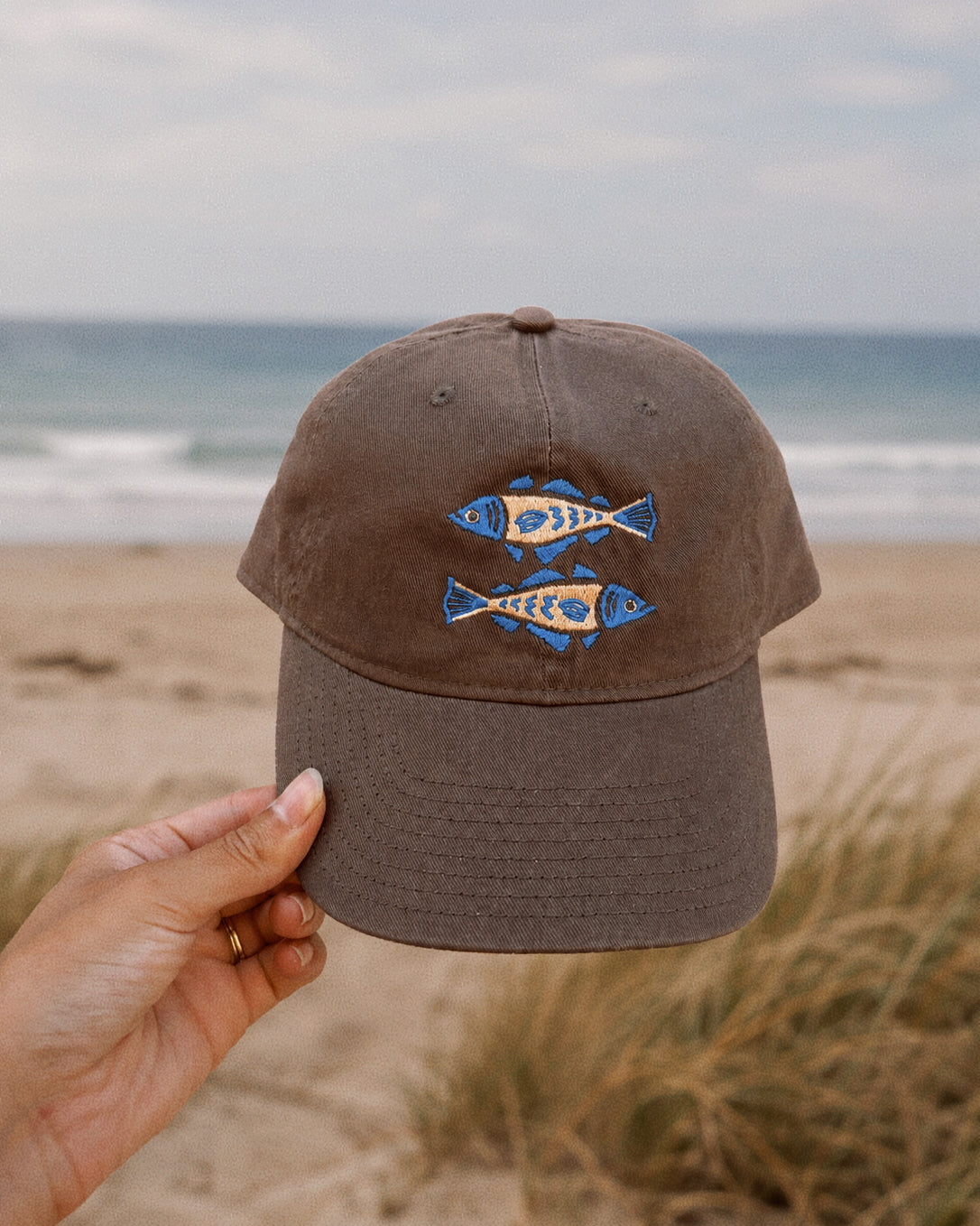 Colorful Cod Embroidered Dad Hat