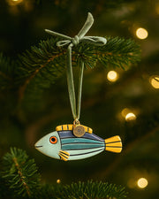 Handmade Mini Ceramic Fish Ornament