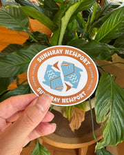 Sunwray Mirrored Fish Sticker