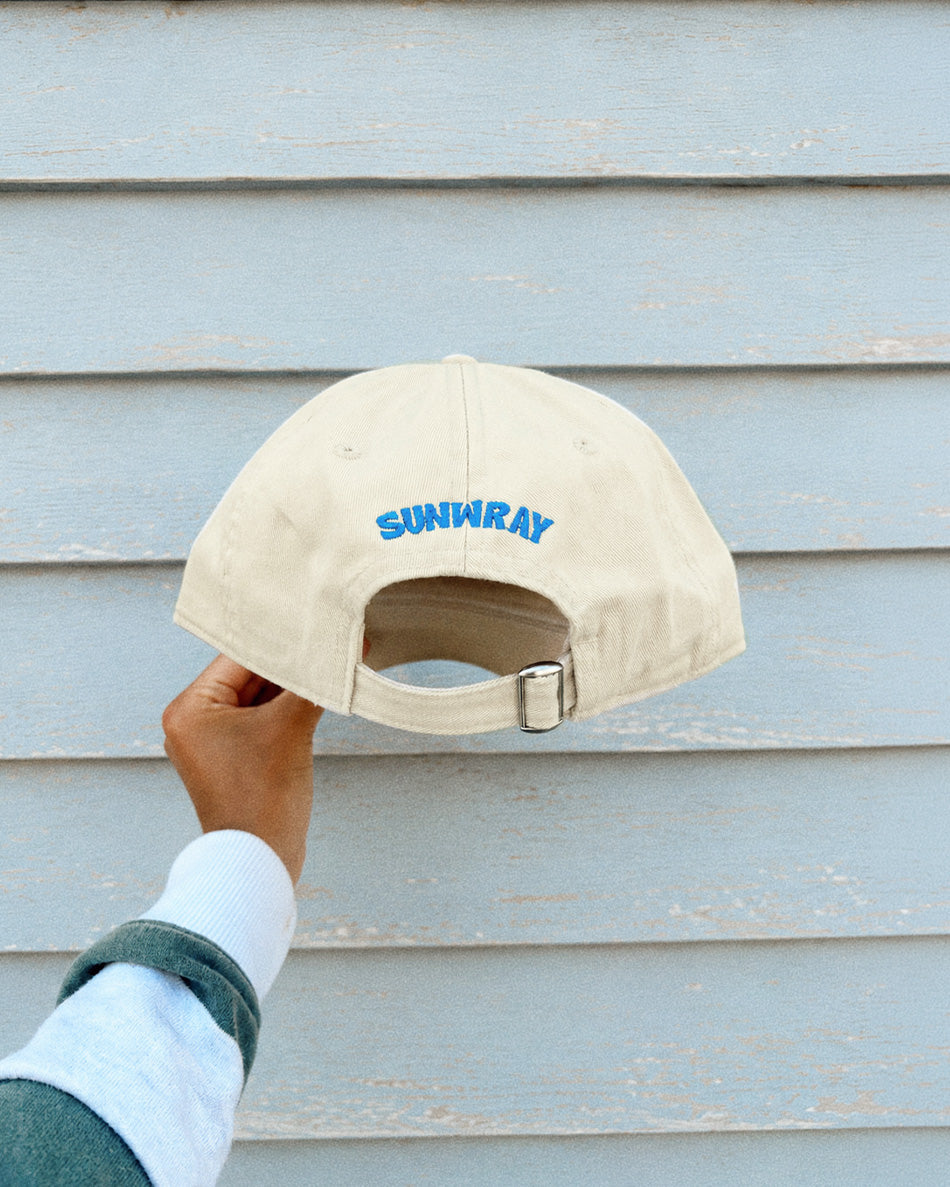 Little Blue Sun Embroidered Dad Hat