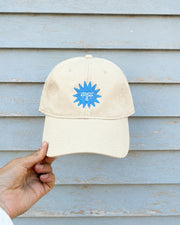 Little Blue Sun Embroidered Dad Hat