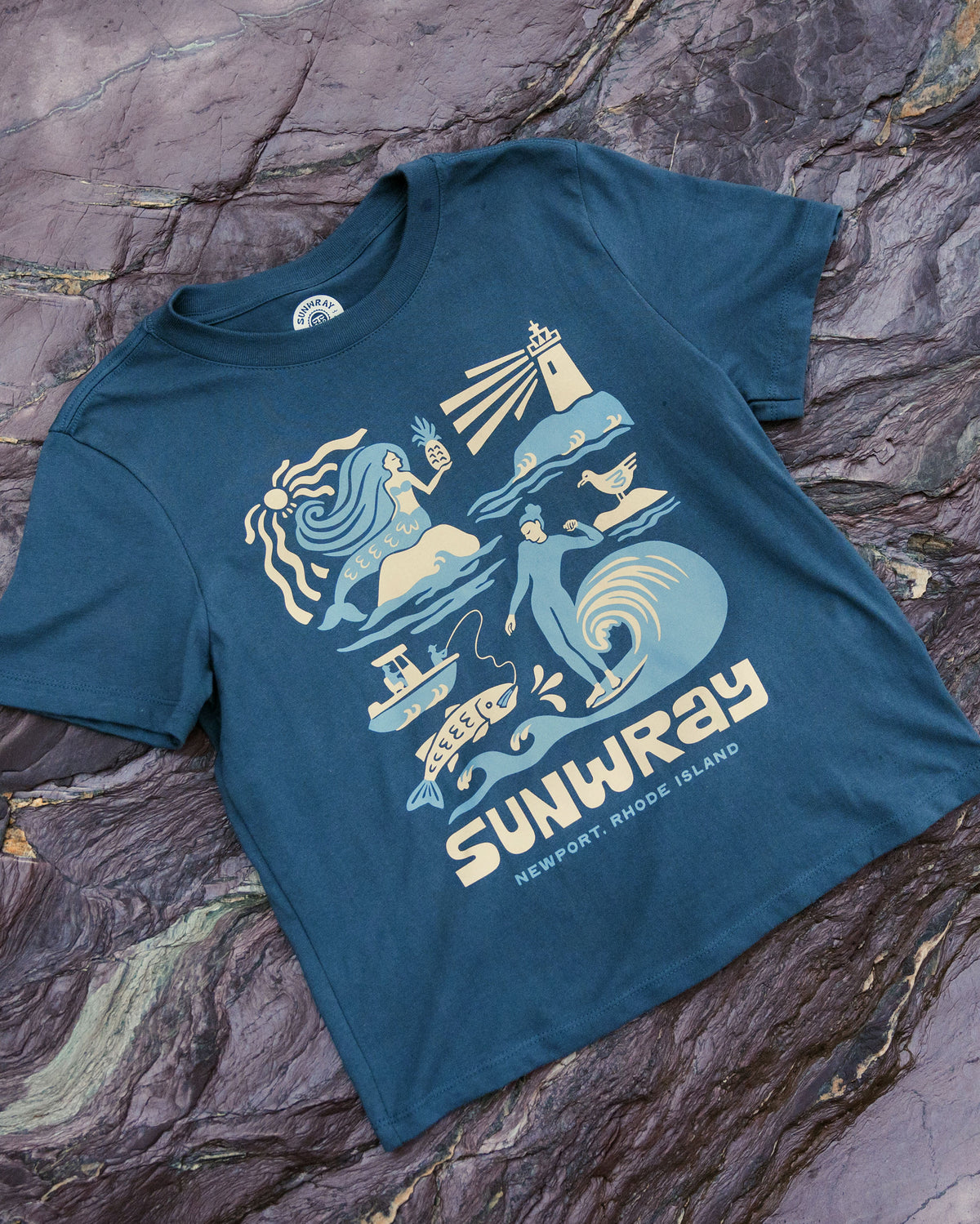 Sun & Sea Women's Tee, photo 3. Sunwray, Newport RI