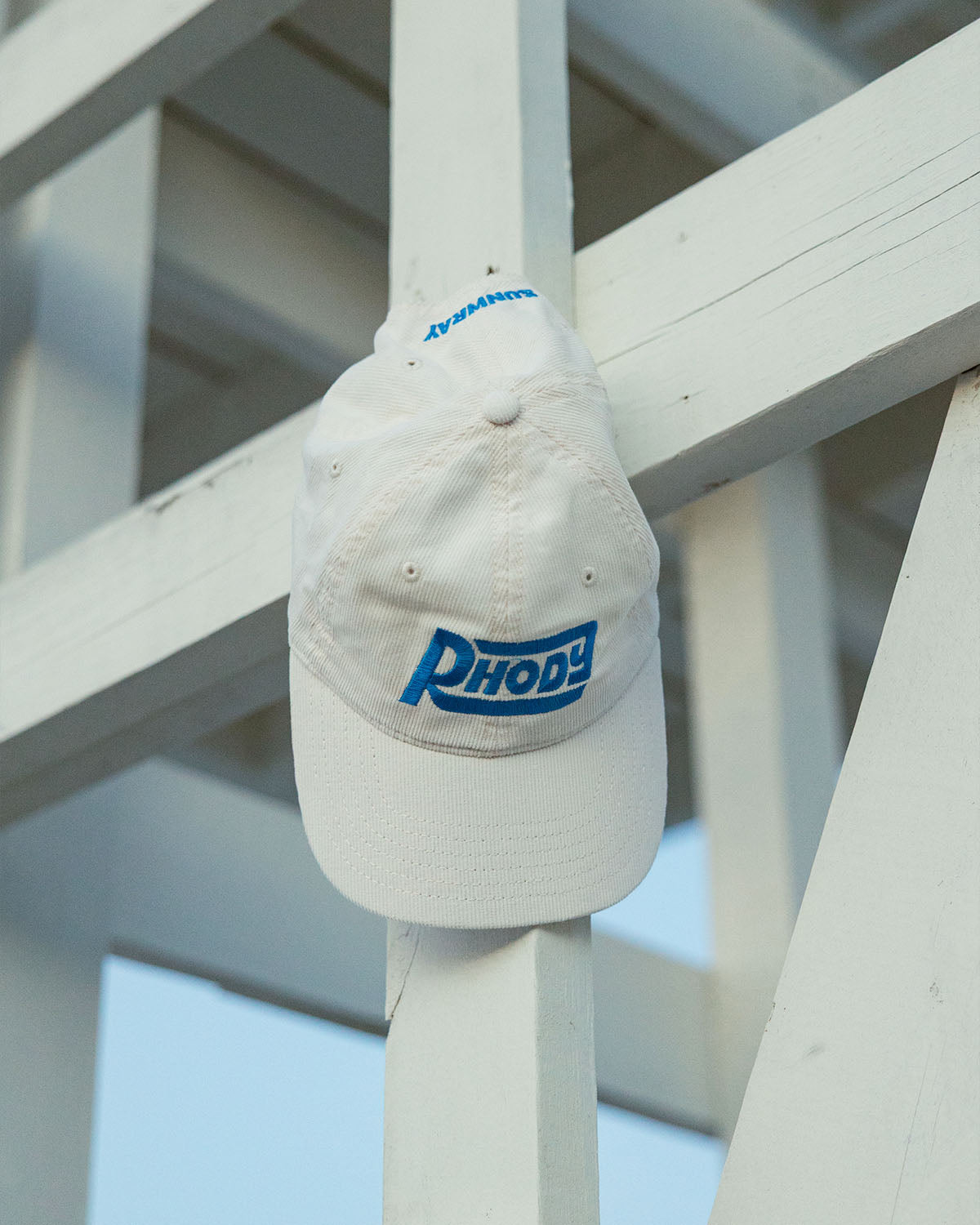 Rhody White Cord Dad Hat