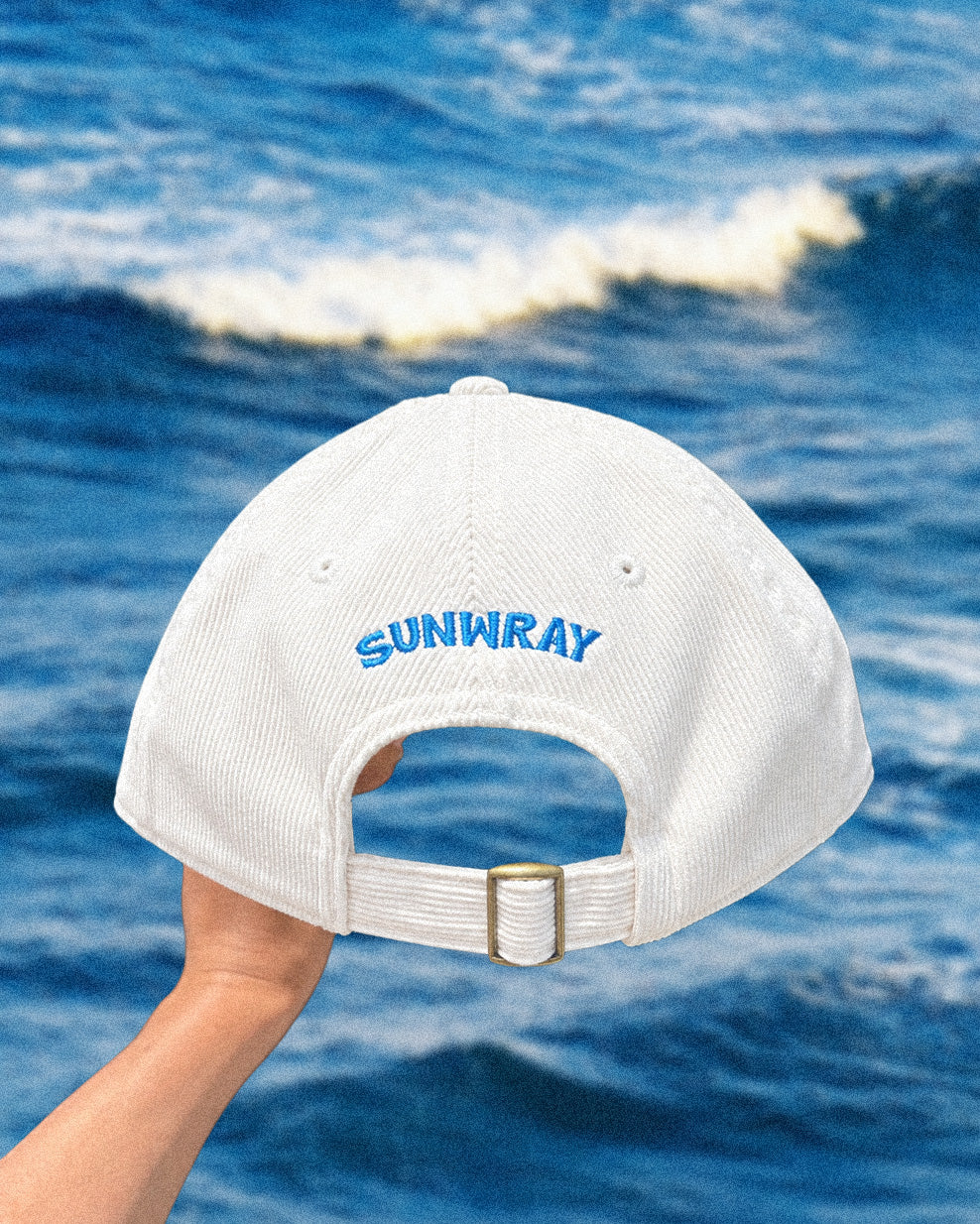 Rhody White Cord Dad Hat