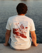 Rose Island Lighthouse Vintage Tee