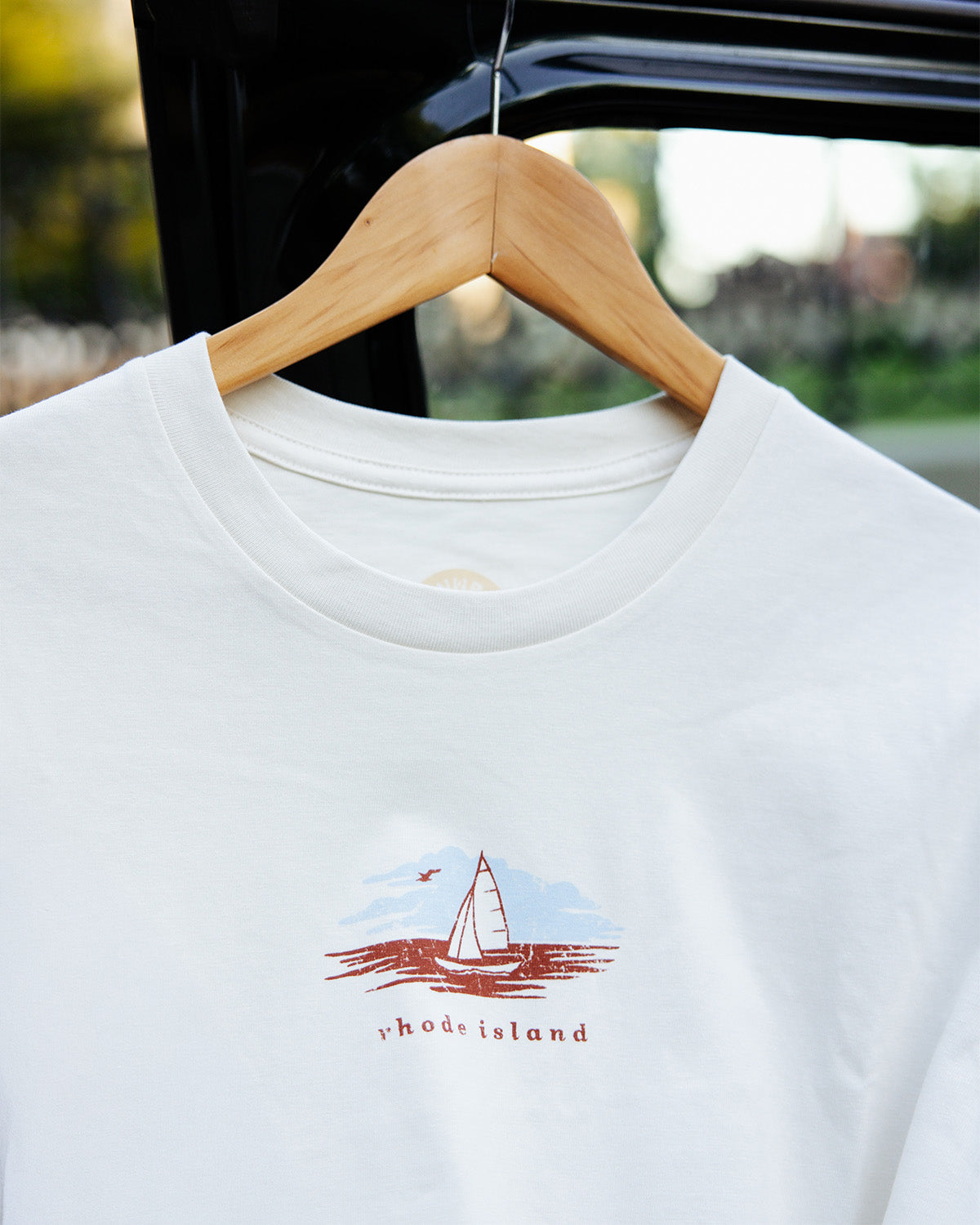 Rose Island Lighthouse Vintage Tee