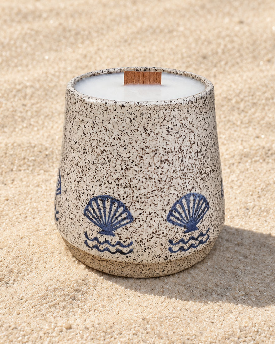 Sunwray Ceramic Soy Wax Candle, photo 5. Sunwray, Newport RI