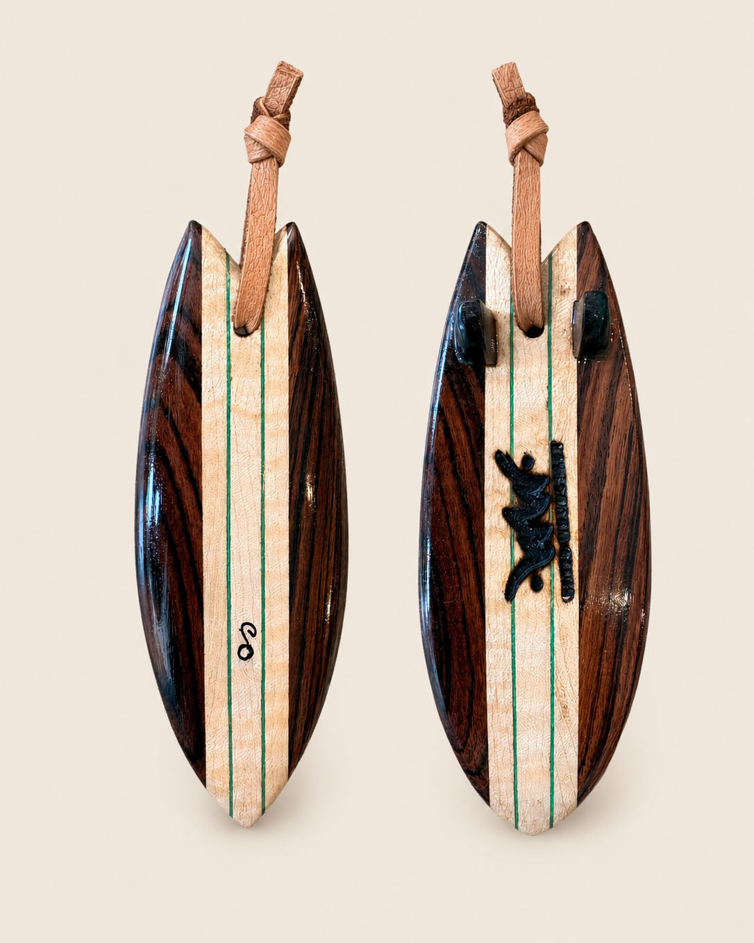 Handcrafted Wooden Surfboard
