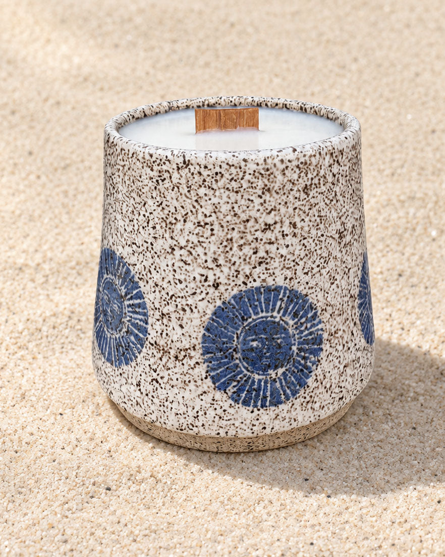 Sunwray Ceramic Soy Wax Candle, photo 2. Sunwray, Newport RI